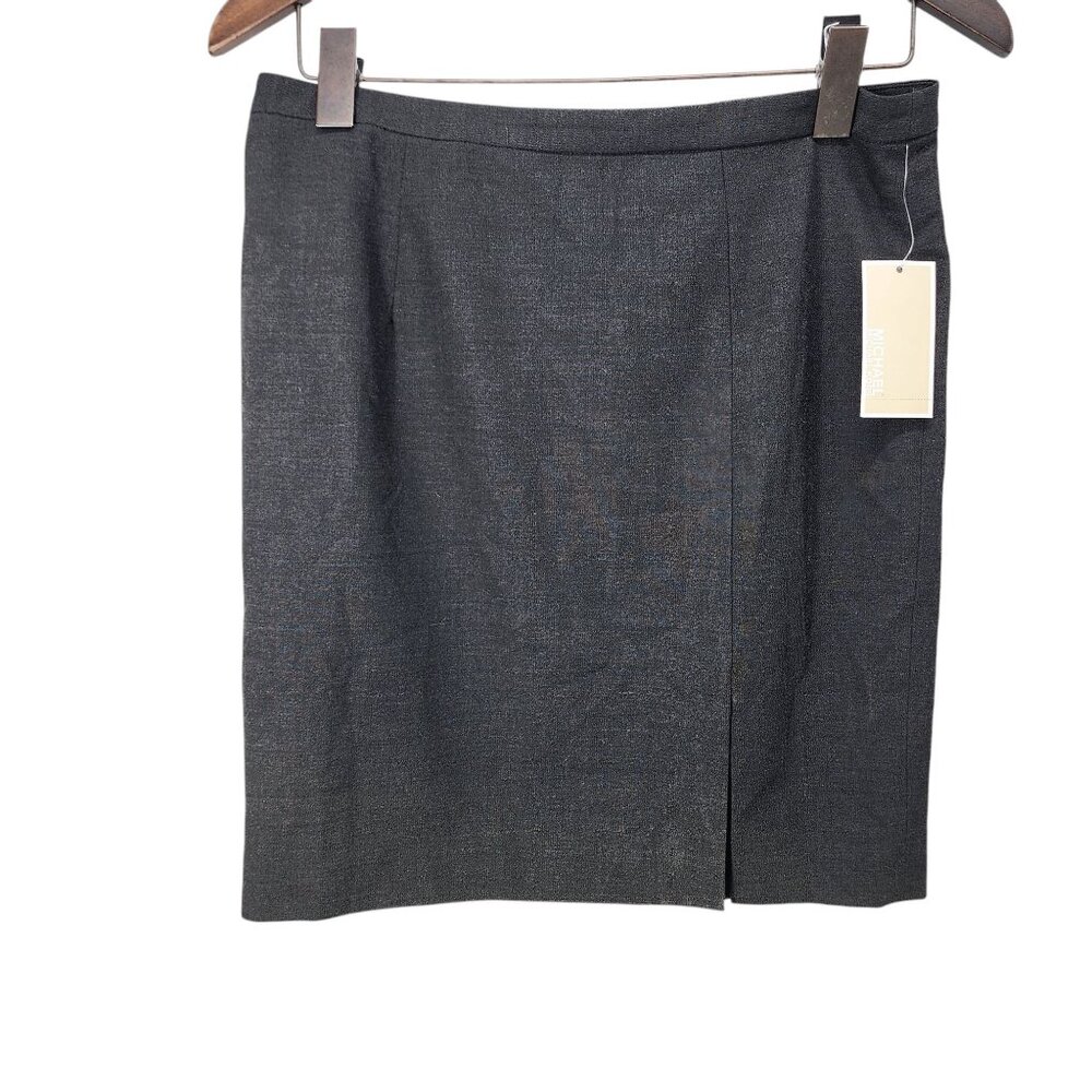 Michael Michael Kors Womens Dark Derby Pencil Skirt Size 4 New With‎ Tags NWT
